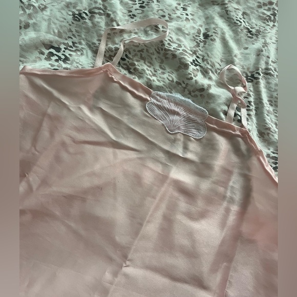 New satin pajama, light pink , large size , made in Italy - Picture 2 of 6